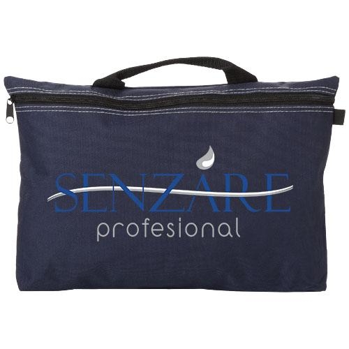 Documententas met penlus royal blue/black solid