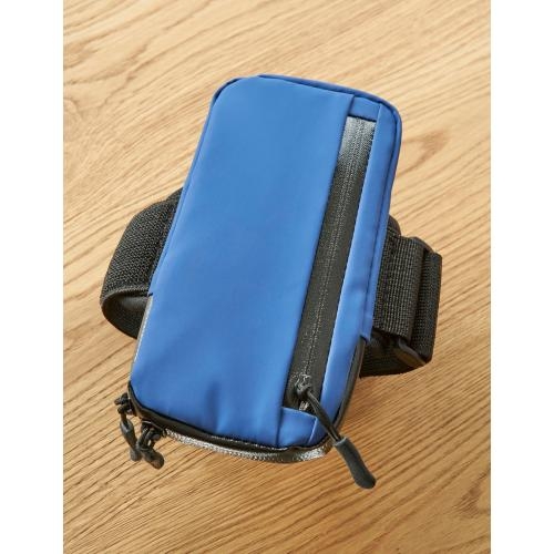 Polyester sporttas arm Christel kobaltblauw