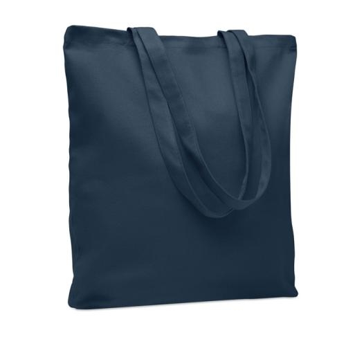 Gekleurde canvas boodschappentas Rassa navy