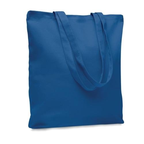 Gekleurde canvas boodschappentas Rassa royal blue