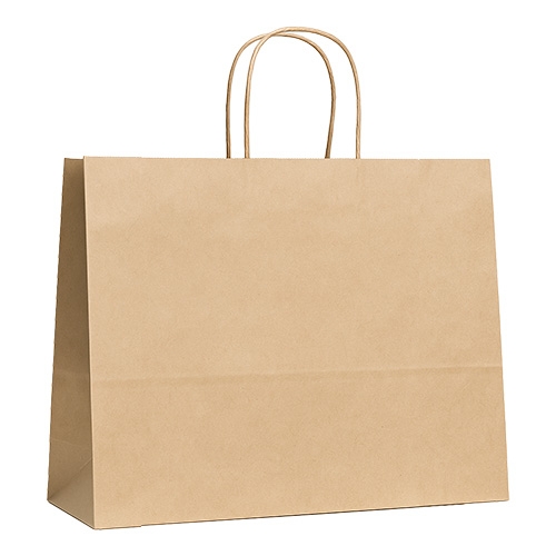 Papieren tas groot A3 liggend bruin Papieren tas groot A3 liggend bruin