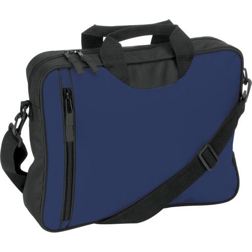 Polyester schoudertas Ventura blauw Polyester schoudertas Ventura blauw
