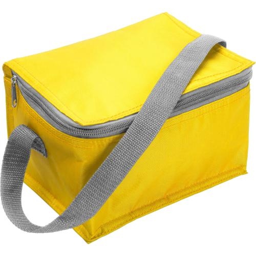 Koeltas voor 6 blikjes geel Koeltas voor 6 blikjes geel