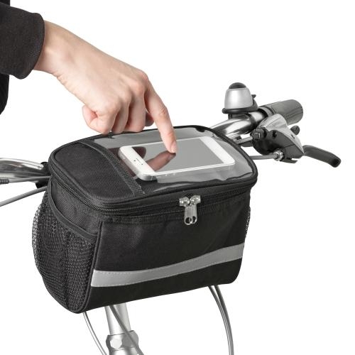 Polyester fietskoeltas Prisha zwart