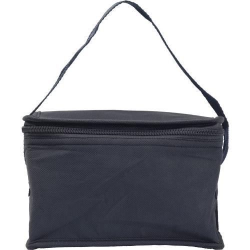 Non-woven koeltas voor zes blikjes blauw