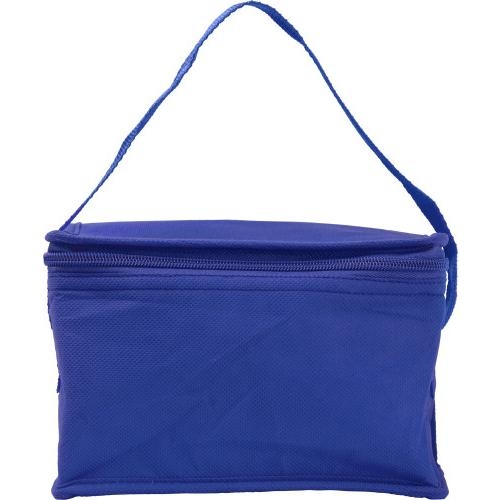 Non-woven koeltas voor zes blikjes kobaltblauw