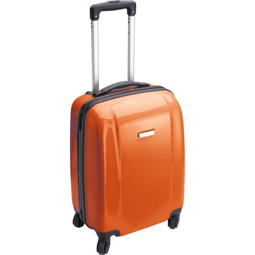 ABS trolley 4 wielen Verona oranje