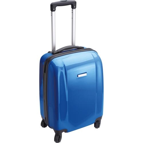 ABS trolley 4 wielen Verona kobaltblauw