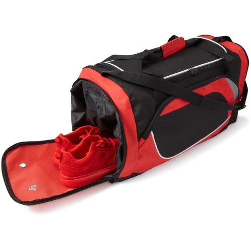 Polyester (600D) sporttas kobaltblauw