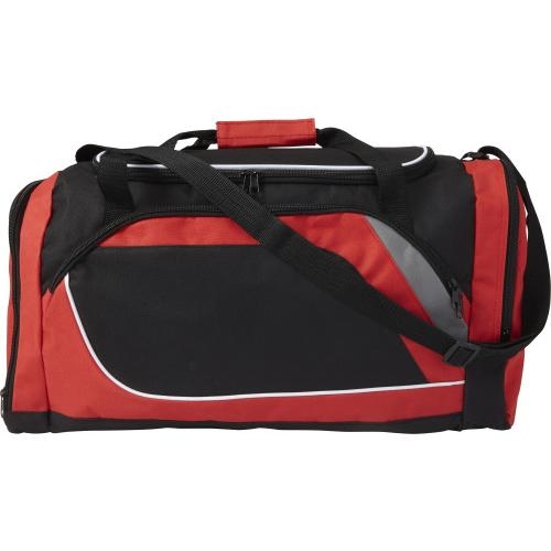 Polyester (600D) sporttas kobaltblauw