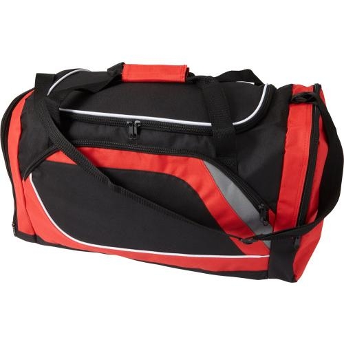 Polyester (600D) sporttas kobaltblauw