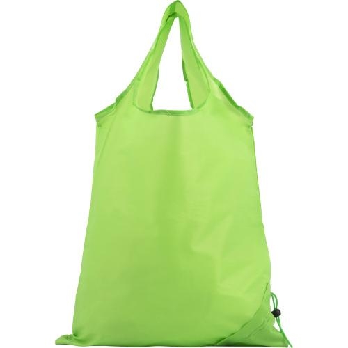 Opvouwbare polyester (210D) boodschappentas lime