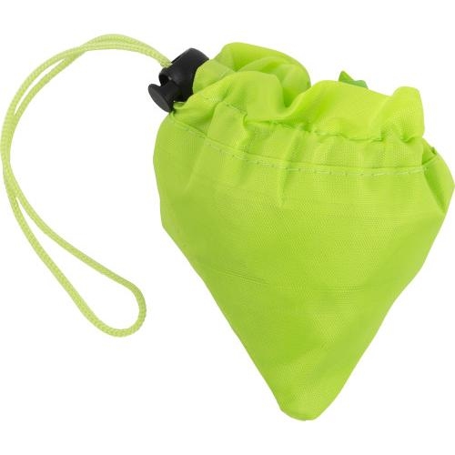 Opvouwbare polyester (210D) boodschappentas kobaltblauw