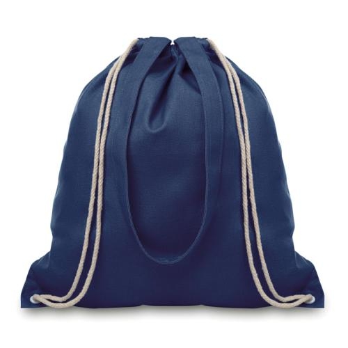 Canvas rugzakje gekleurd blauw