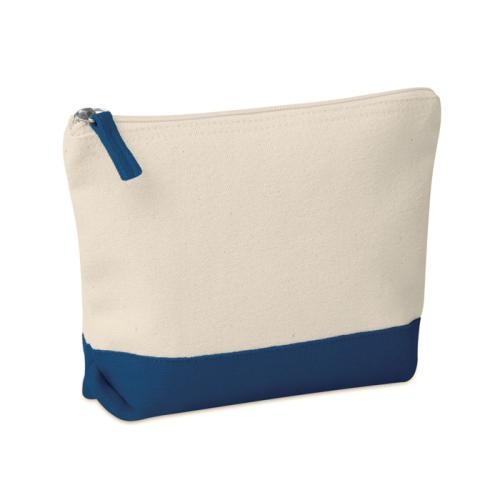 2-Kleurige katoenen toilettas Kleuren beige