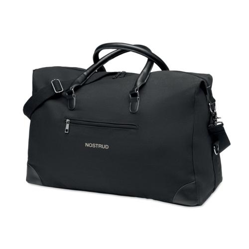 Canvas weekendtas Monaco zwart