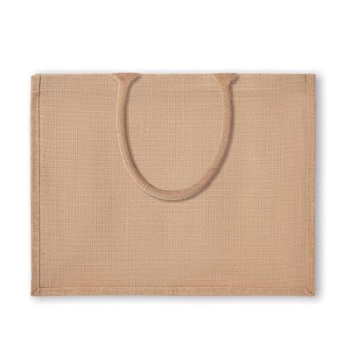 Jute boodschappentas Brick lane beige