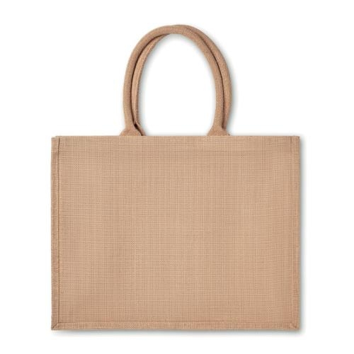 Jute boodschappentas Brick lane beige