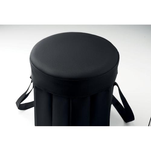 Opvouwbare koeltas- krukje Seat & drink zwart