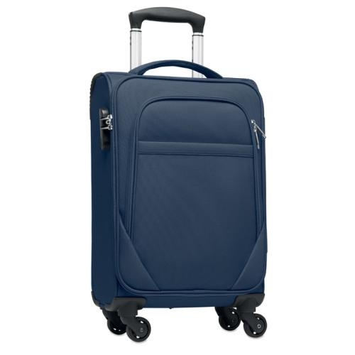 Polyester handbagagetrolley Voyage blauw