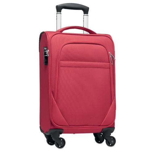 Polyester handbagagetrolley Voyage rood