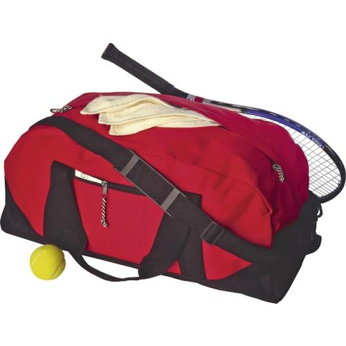 Polyester sport-/reistas rood