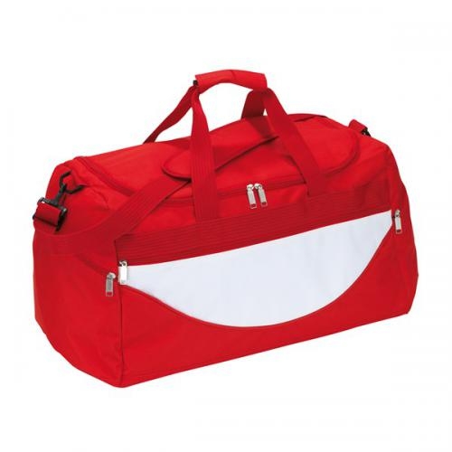 Sporttas Champ rood/wit Sporttas Champ rood/wit