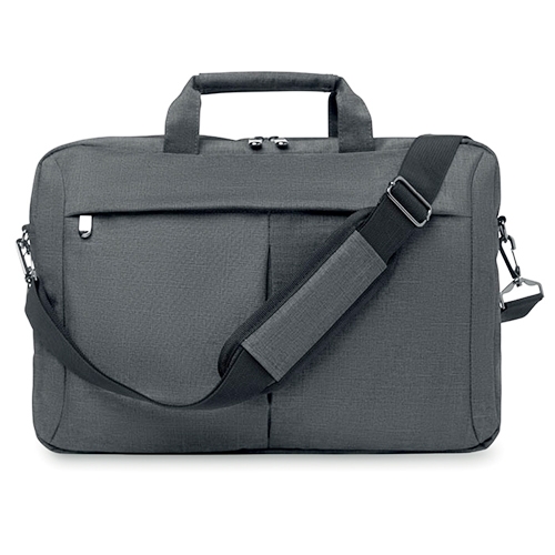 Premium laptoptas RPET donkergrijs