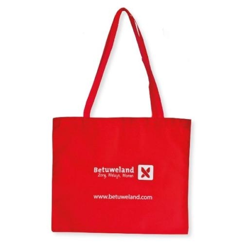 Non woven tas Emily rood