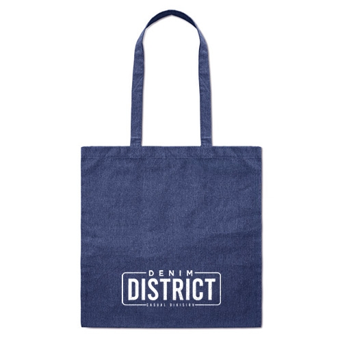 Katoenen tas Denim denim Katoenen tas Denim denim