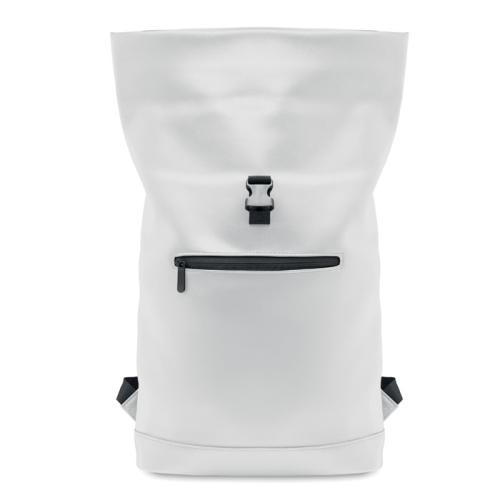 PU laptop rolltop rugzak Bai roll zwart