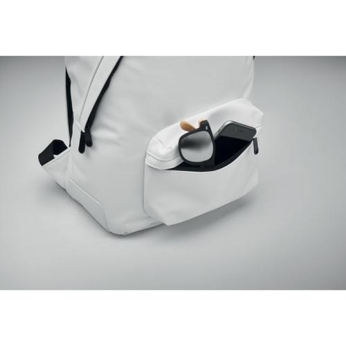 PU 15 inch laptoprugzak Bai zwart