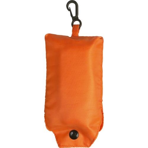 Opvouwbare draagtas met karabijnhaakje oranje