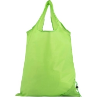 Opvouwbare polyester (210D) boodschappentas lime