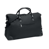Canvas weekendtas Monaco zwart