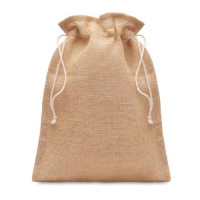 Jute geschenkzak small Jute small beige