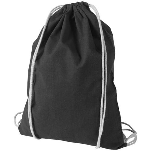 Gekleurde katoenen rugzak Cotton Star zwart