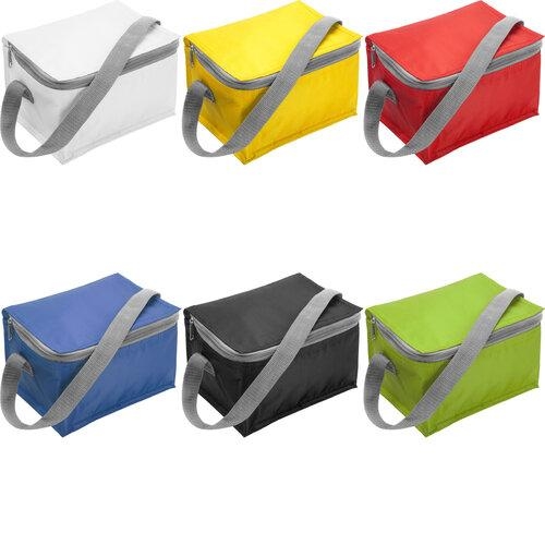 Koeltas voor 6 blikjes geel