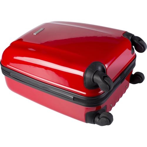 ABS trolley 4 wielen Verona rood