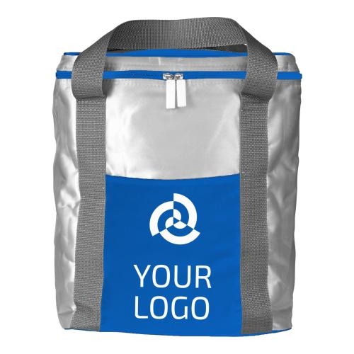 Grote polyester koeltas kobaltblauw