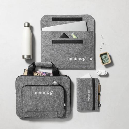 Vilten laptopsleeve Novac grijs