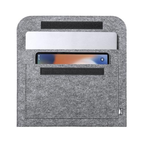 Vilten laptopsleeve Novac grijs