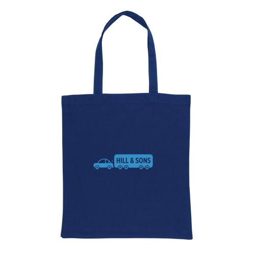 Impact AWARE™ gerecycled draagtas met bodem blauw