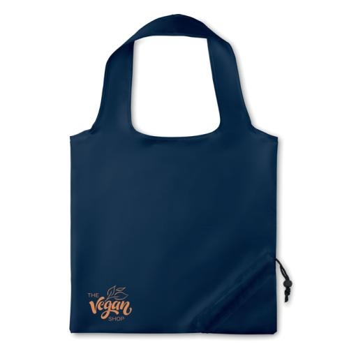 Opvouwbare boodschappentas blauw