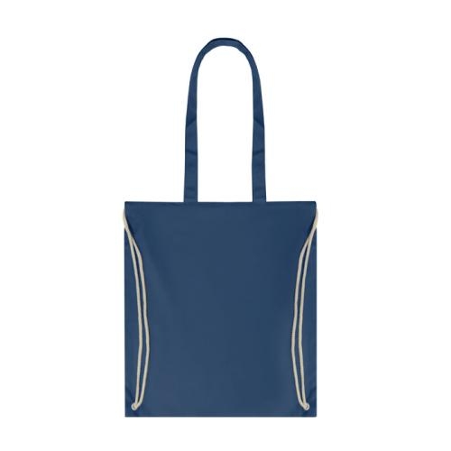 Canvas rugzakje gekleurd blauw