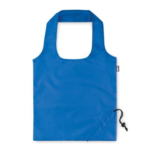 Opvouwbare RPET tas Foldpet royal blue