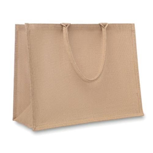 Jute boodschappentas Brick lane beige