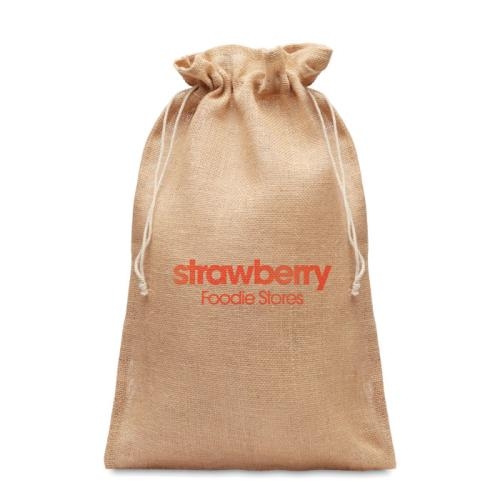 Jute geschenkzak large Jute large beige