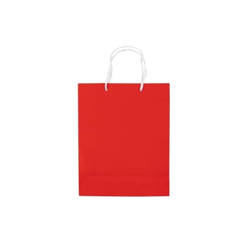 Papieren tas middel rood