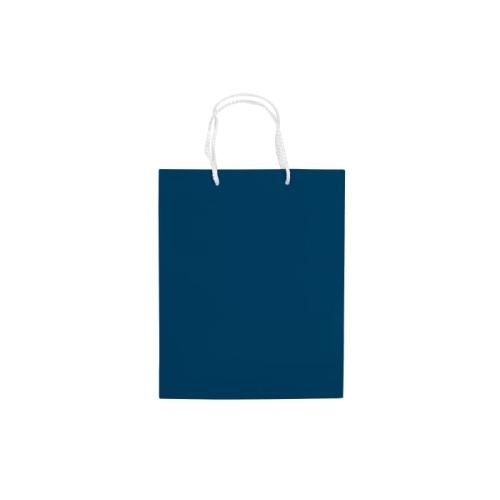 Papieren tas middel donkerblauw
